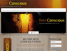 Tablet Screenshot of beerconscious.com